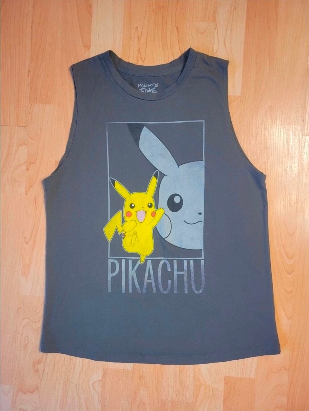Mighty Fine Presents Pokemon Pikachu muscle tank